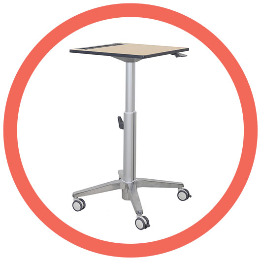 Sit-Stand Mobile Desk