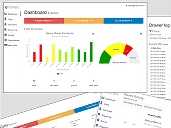 eKinnex Software Screens Graphic