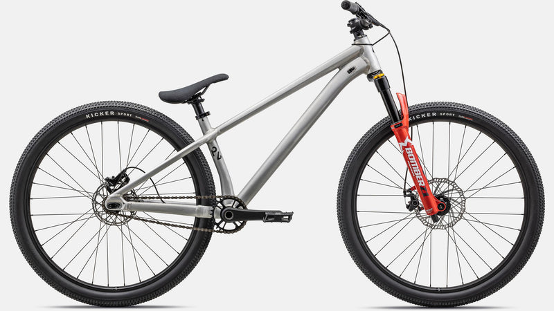 2023 Specialized P.4 Dirt Jump Complete Bike - SATIN ALUMINUM/ BLACK