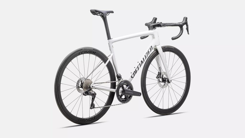 2025 Specialized Tarmac SL8 Expert Ultegra Di2 Complete Road Bike - 54cm, Gloss White / Black Metallic