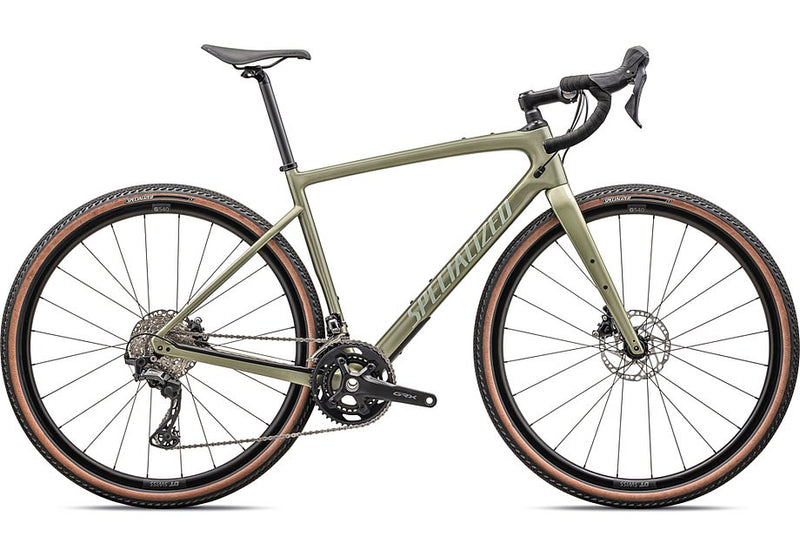 2025 SPECIALIZED DIVERGE SPORT CARBON BIKE - 54, GLOSS METALLIC SPRUCE / SPRUCE