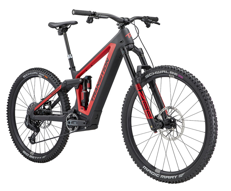 Transition Repeater POWERTRAIN 29" Cabon Complete E-Bike - X0 AXS Build, Bonfire Red