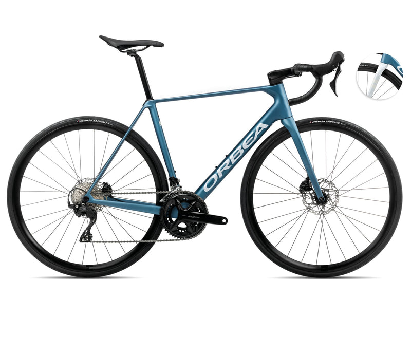 2025 Orbea ORCA M30 Racing ROAD BIKE - 55cm, Slate Blue-Halo Silver (Matte)