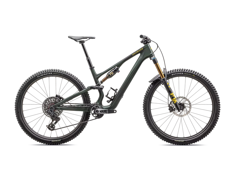 2025 Specialized Stumpjumper 15 Pro 29" Bike - S3, Satin Green Tint / Gunmetal / Satin Metallic Sulphur